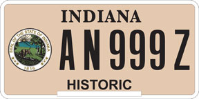 Antique Car Or Motorcycle License Plate