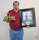 Chris Hostettler with awards