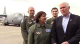 Germany Day 1: Governor, First Lady from Ramstein Air Base