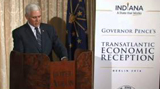 Germany Day 3: Governor Pence Addresses Friends of Indiana Gathering in Berlin