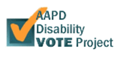 AAPD Disability Vote Project logo