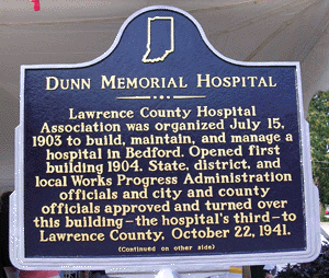 Side one of the maker. The marker was dedicated on August 22, 2005.