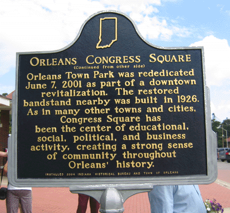 Side two of the marker.