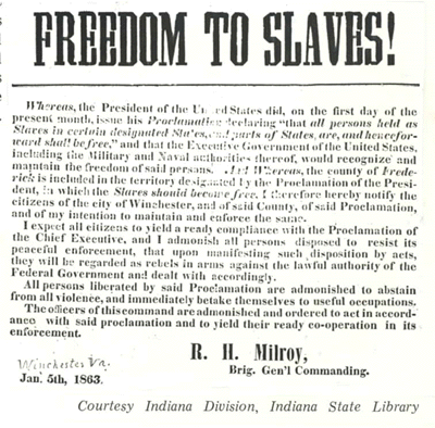 Freeing Of Slaves