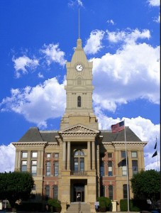 Rendering of the Courthouse tower restoration is courtesy of Campbellsville Industries, Inc.