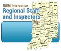 IDEM Interactive Regional Staff and Inspectors Map