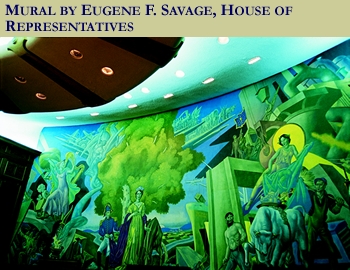Mural by Eugene F. Savage, House of Representatives