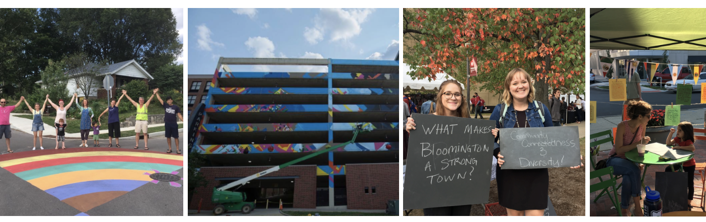 A collage of four photos from BEAD.