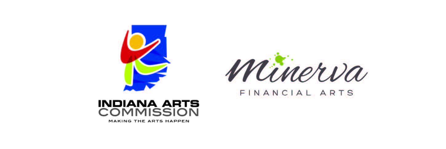 Indiana Arts Commission, Indiana Small Business Development Center, U.S. Small Business Administration, and Minerva Financial Arts logos