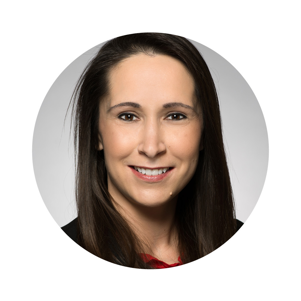 Amy Corbin, white woman with brown hair