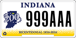 2003 - 2007 License Plate