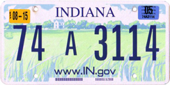 2003 - 2007 License Plate