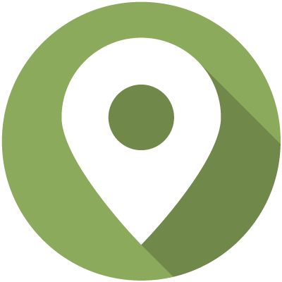 green map point marker icon