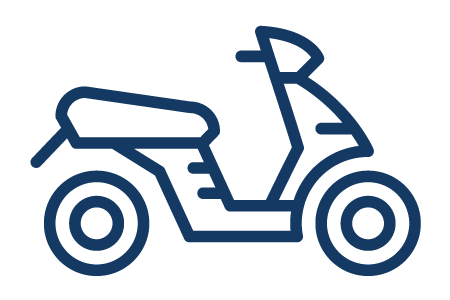 motor driven cycle icon