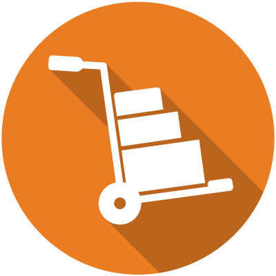 moving trolley icon