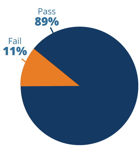 89% of all participants in RSI courses passed in 2022