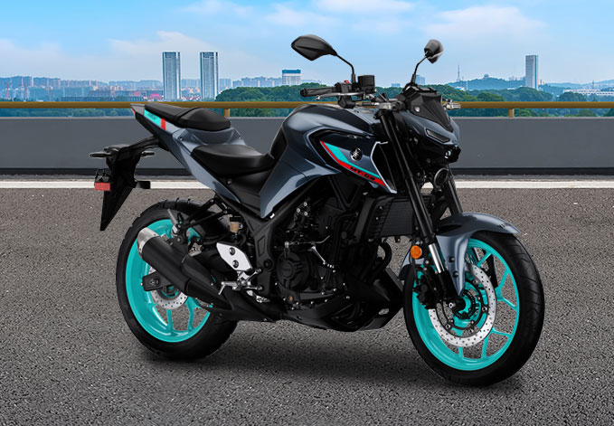 Yamaha MT-03 sport motorcycle