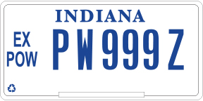 Ex-Prisoner of War (POW) License Plate
