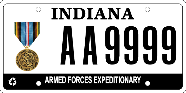 armed forces expeditionary plate