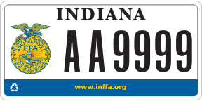 1960's CITY OF HUNTINGTON INDIANA BOOSTER License Plate 