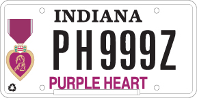 Purple Heart Plate