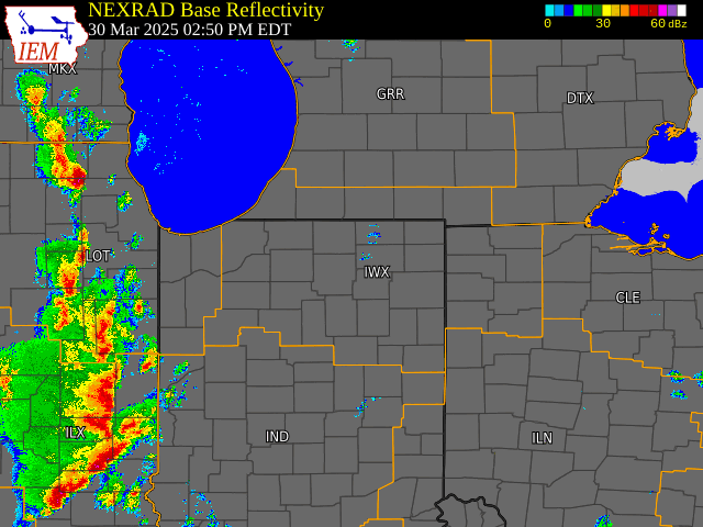Radar Loop of 3/30 Storm