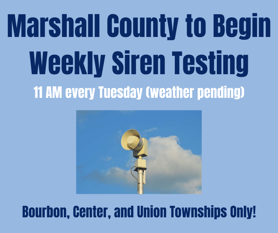 Weekly Siren Test Graphic