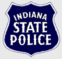 Indiana State Police logo.