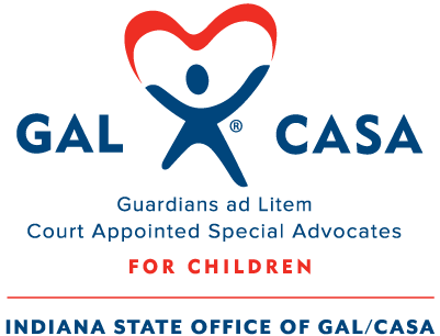 Indiana State Office of GAL/CASA logo.