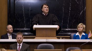 Chief Justice Randall T. Shepard speaking at the 2011 State of the Judiciary