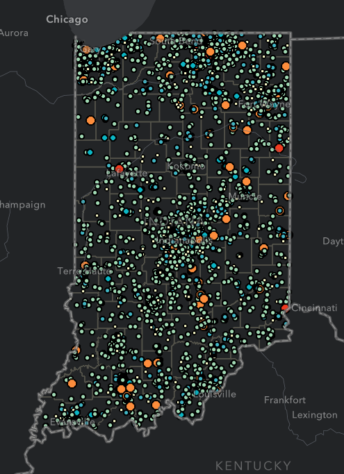 Indiana Hardwoods interactive map