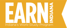 Earn Indiana (Indiana's Work-Study Program) gold logo