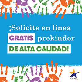 ¡Solicite en línea gratis prekínder de alta calidad!