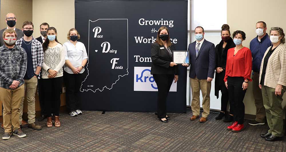 Group shot of WBL, School, and Students receiving SEAL Certification
