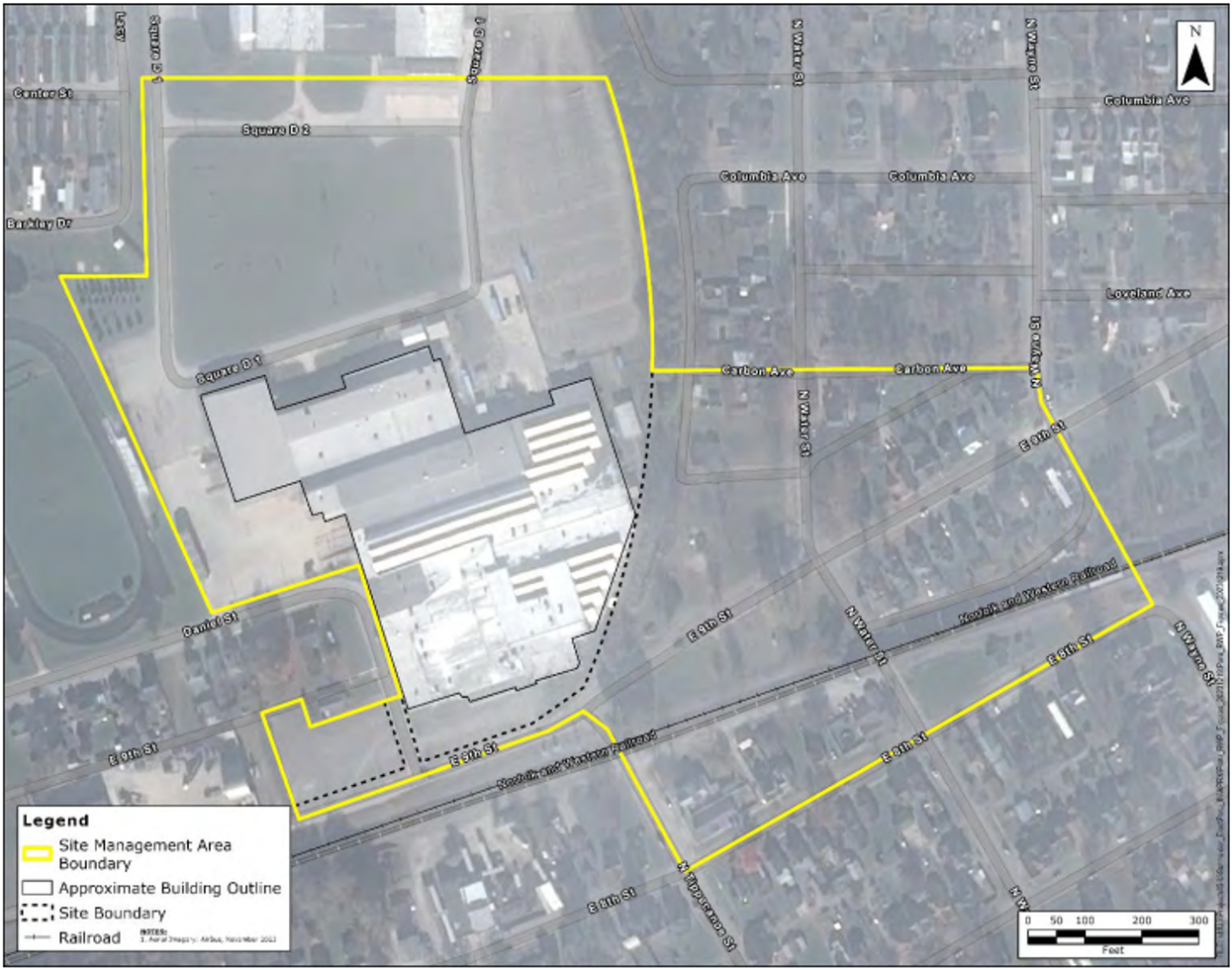 map of Square D Schneider Electric site area