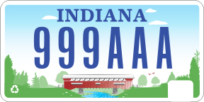 2003 - 2007 License Plate