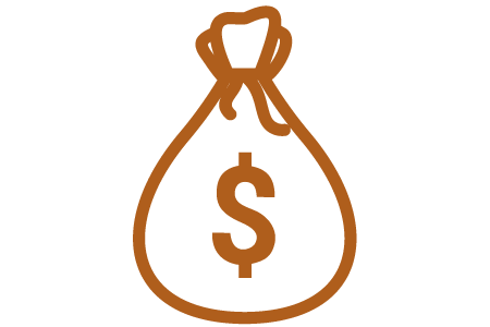Icon for money bag
