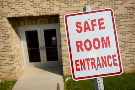 Safe Room Entrance Sign
