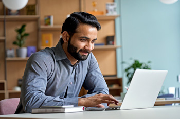 Man on laptop