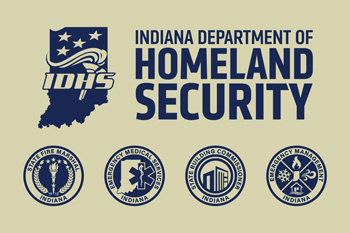 IDHS division logos and word mark