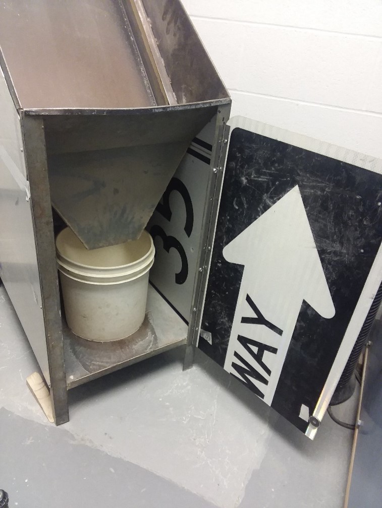 Dump Station Enclosure while Open