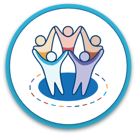 Illustrated icon representing Leadership & Advocacy