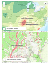 Earthquake hazard maps