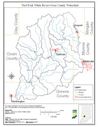 West Fork White River-Owen County Tributary Watershed