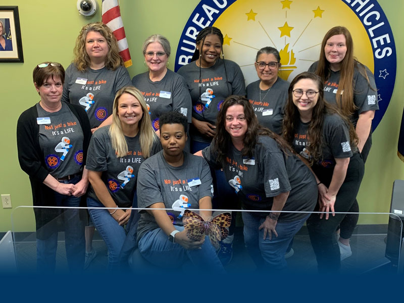 BMV associates, wearing their RSI shirts