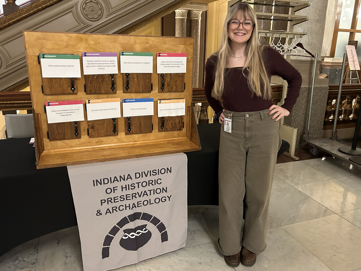 DHPA intern giving a presentation