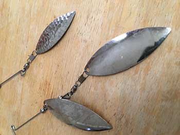 Willow blades spinner bait