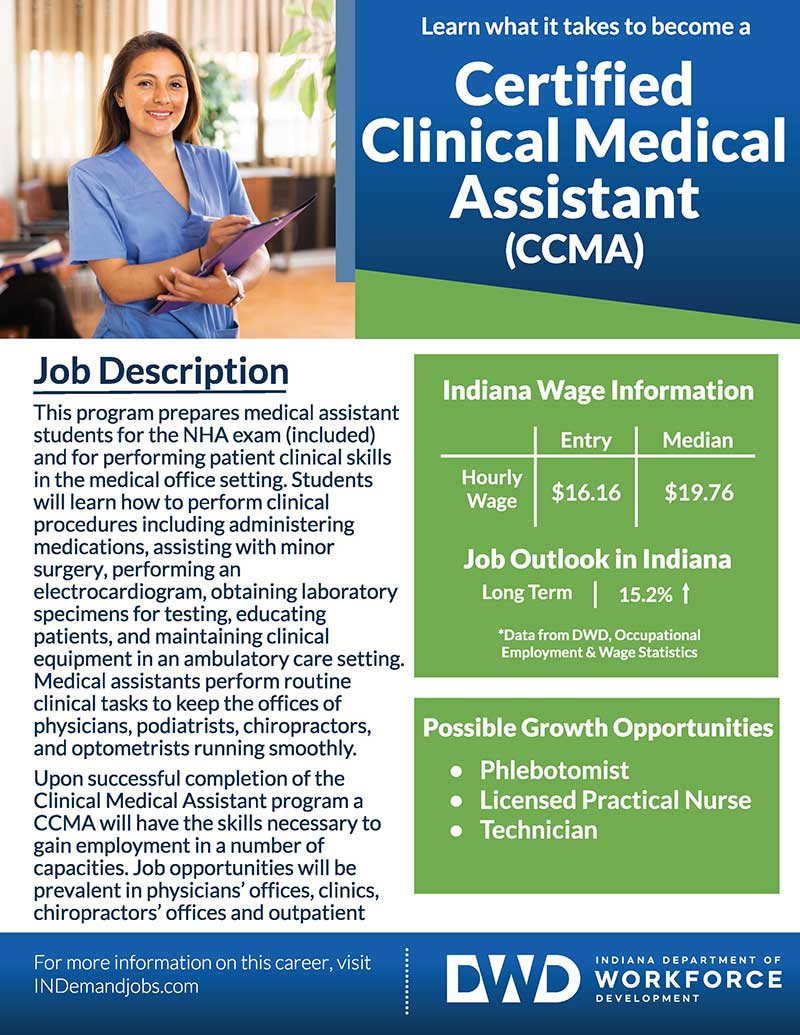 Download the Certified Clinical Medical Assistant Flyer