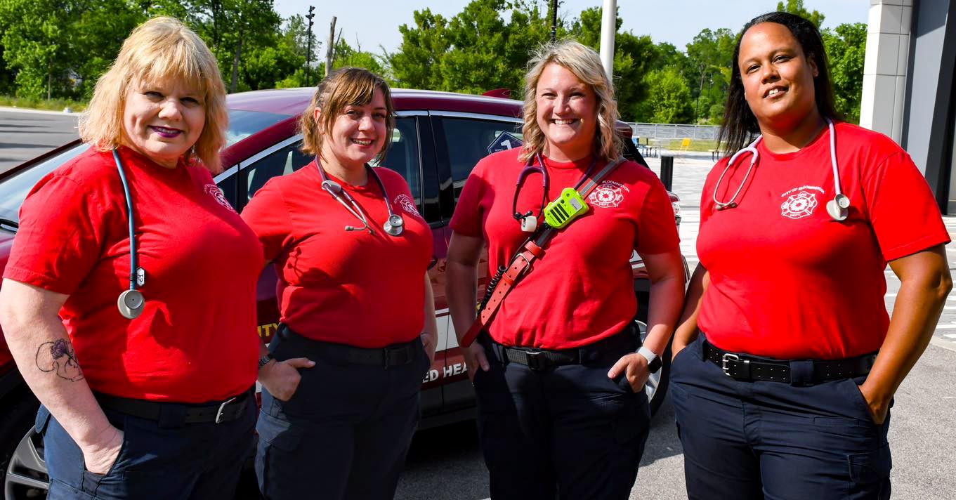 Bloomington MIH image Members of Bloomington Fire Department MIH program
