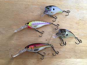 Lipped crankbait lures